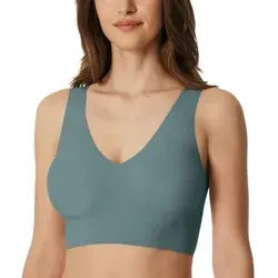Schiesser Damen nahtloses Bustier mit herausnehmbaren Pads - Invisible Soft - Korsagen & Bustiers für Damen, bietet maximalen Komfort und Flexibilität durch herausnehmbare Pads für eine individuelle Passform.