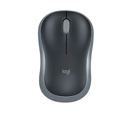 Logitech M185 Kabellose Maus - 2,4 GHz mit USB-Nano-Empfänger, 12 Monate Batterielaufzeit und ergonomisches Design für Rechts- und Linkshänder