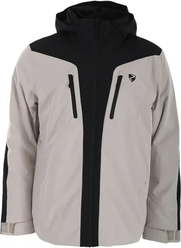 ZIENER PINTER BR Jacke 2024 black/silver beige - 58 - Hochwertige Ziener Jacke mit Dermizax-Membran für optimalen Wetterschutz. Extrem wasserdicht und atmungsaktiv, ideal für Abenteuer im Freien. Ergonomischer Sitz und praktische Taschen für zusätzlichen Komfort.