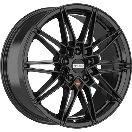 Fondmetal Thoe Alufelgen 18 Zoll - Glossy Black - Felgen 8x18" ET49, ideal für sportliche Fahrzeuge, bieten hervorragende Traglast und modernes Design in glossy schwarz.