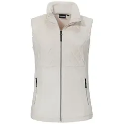 Schöffel Fleeceweste Stockalp Damen Funktionsweste, Outdoorweste, Teddyweste, Bodywärmer, Sportweste beige L (40)