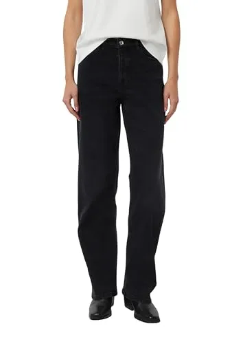 Comma Straight-Leg-Jeans - Hoch geschnittene Jeans mit Regular Leg aus Baumwollmix. Der Wascheffekt und die 5-Pocket-Taschen sorgen für einen modernen Look und hohen Tragekomfort.