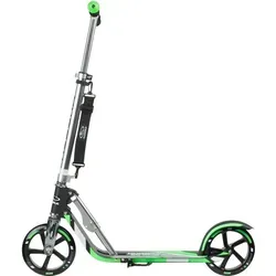 HUDORA Big Wheel MC grün-silber 205 - Der perfekte Scooter für Stadtabenteuer - Roller/Kickboards mit höhenverstellbarem Lenker und klappbarem Design, ideal für kurze Wege und einfaches Transportieren. Max. Benutzergewicht 100 kg für Kids und Erwachsene.
