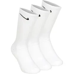Nike Everyday Cushioned Tennissocken 3er Pack Unisex - weiß, schwarz, Größe 42-46 (auch verfügbar in 34-38, 38-42, 46-50)
