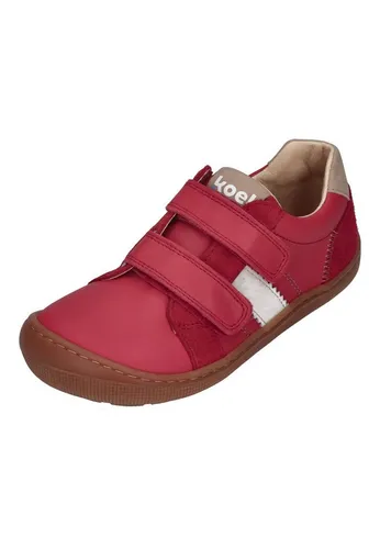 KOEL DENIS NAPA NEW 3.0 Barfußschuh Rot 25 EU - Bequemer Barfußschuh in Größe 25 EU, aus hochwertigem Glattleder, ideal für einen lässigen Look. Mit Klettverschluss für einfaches An- und Ausziehen.