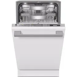 Miele Spülmaschine G 5990 SCVi - Vollintegrierter Geschirrspüler mit Edelstahl CleanSteel, ideal für kleine Küchen. Mit Miele@home Vernetzung und Eco-Programm für höchste Effizienz.