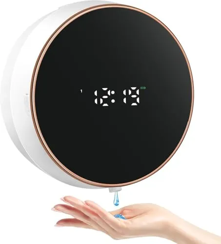Seifenspender Automatisch Wandbefestigung Elektrischer Soap Dispenser Soap Dispenser No Touch Wandmontage Mit Sensor Kunststoff Küche Bathroom Weiß