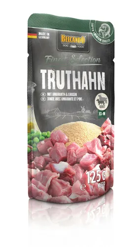 Belcando Frischebeutel 125g (EUR 11,12/ Kg ) Truthahn mit Amaranth & Erbsen