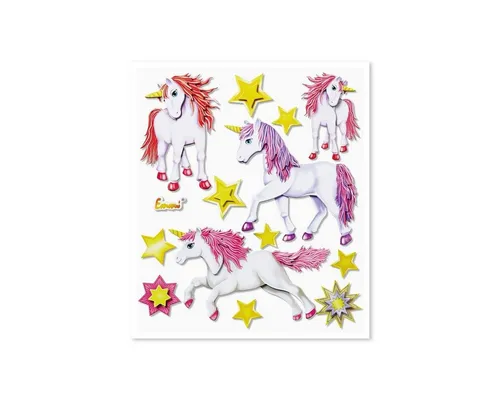 Roth Sticker Roth XXL 3D-Sticker Einhorn 30x30cm, 14 Teile