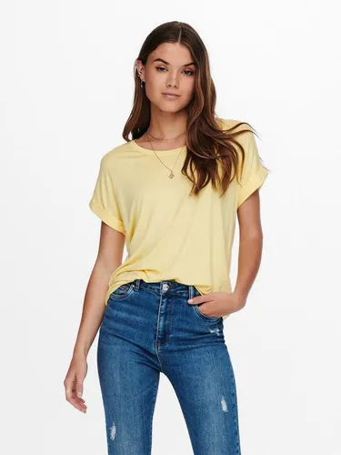 ONLY T-Shirt ONLMOSTER – Kurzarmshirt mit Aufschlag und klassischem Look Viskosemischung, regular fit