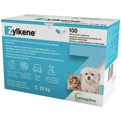Zylkene 75mg - Stresslinderung für Hunde und Katzen - Ergänzungsfuttermittel in Kapsel-Form zur Stressbewältigung für Hunde und Katzen aller Größen und Altersgruppen.