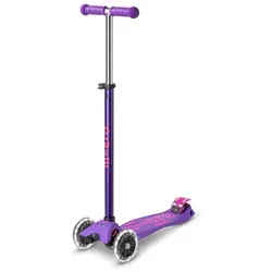 Micro Mobility MMD066 Mini Micro Deluxe Kinderroller - Lila, Einheitsgröße, robustes Kunststoffdesign für sicheren Fahrspaß