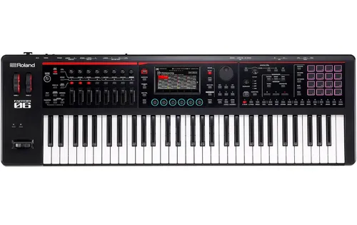 Roland Fantom-06 Synthesizer - Synthesizer mit kraftvollen Sounds und intuitivem Workflow, ideal für kreative Musiker, die ein kompaktes und tragbares Instrument suchen.