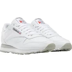 Reebok Unisex Classic Leather Sneaker 43 EU - Herren-Sneaker aus hochwertigem Leder, zeitloses Design mit flacher Sohle für optimalen Tragekomfort im Alltag.