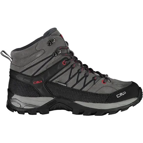 CMP Herren Rigel Mid Shoes WP - Wasserfeste Trekking-Schuhe in Grau Anthrazit - Wanderschuhe mit wasserfester CLIMAPROTECT-Membran und Knöchelstütze für optimalen Schutz und Stabilität bei jedem Abenteuer.