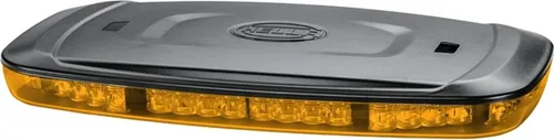 LED Warnleuchte HELLA 2RL 014 565-201 - ECE-geprüfte Warnleuchte mit amber LED und robustem Gehäuse, ideal für sicheres Arbeiten bei schlechten Sichtverhältnissen.