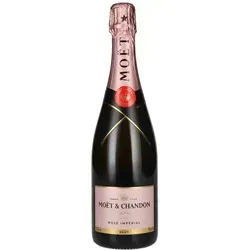Moët & Chandon Impérial Rosé Champagner brut 0,75l - Exklusiver Rosé Champagner mit 12,5% Vol., perfekt für festliche Anlässe und romantische Abende.