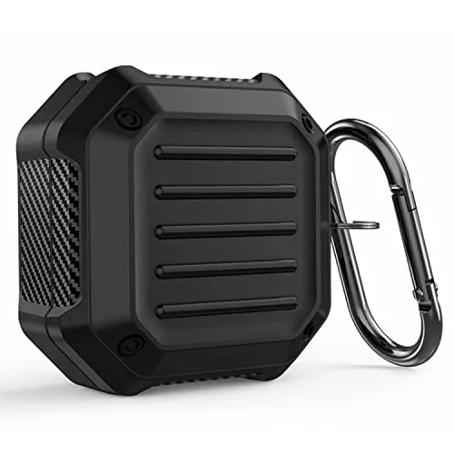 Cadorabo Hülle kompatibel mit Samsung Galaxy Buds PRO/LIVE/Buds 2 in SCHWARZ - Tragbare TPU Kopfhörer Schutzhülle Case