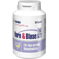 GIGI VET Harn & Blase N90 - Hochwertige Unterstützung für die Blasenfunktion von Hunden und Katzen. Entwickelt von Tierärzten, fördert diese Formel die Gesundheit der Harnwege mit bewährten Zutaten und geprüfter Qualität.