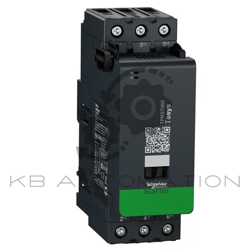 Schneider Electric TPRST065 Direktstarter 65 A - Sanftstarter für effizientes Lastmanagement bis 80A. Ideal für Standardanwendungen mit Schraubklemmen und Status LED, kompakt für Hutschienenmontage.
