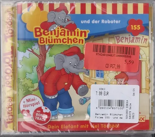 CD * BENJAMIN BLÜMCHEN - HÖRSPIEL 155 - UND DER ROBOTER # NEU OVP KX