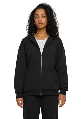 Urban Classics Damen Kapuzenpullover Ladies Cozy Oversized Zip Hoody - Kapuzenpullover für Damen, lässiger Oversized Fit mit praktischem Reißverschluss für Flexibilität und idealen Komfort an kühlen Tagen.