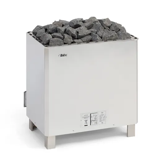 FinTec ARNE 18 kW Premium Elektro-Saunaofen aus Edelstahl - Sonstiges Saunazubehör, ideal für gewerbliche Fitnessstudios mit zwei getrennten Heizkreisen für präzise Temperaturkontrolle.