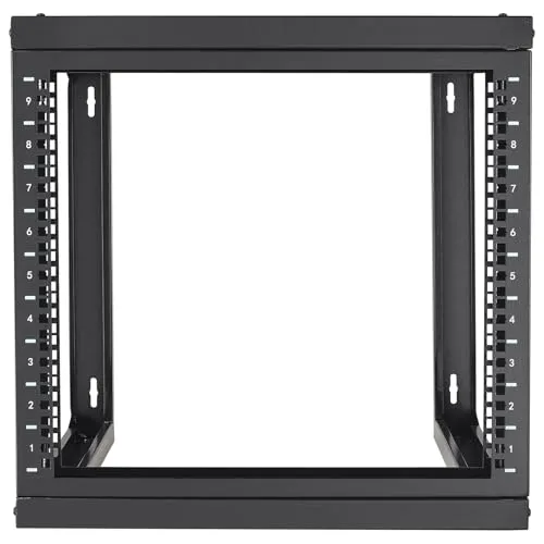 VEVOR 9U Server Rack Wandmontage - Sonstige Elektroinstallationsartikel mit hervorragender Belüftung und flexibler Scharniertür für mühelose Gerätemontage. Ideal für platzsparende Installationen.