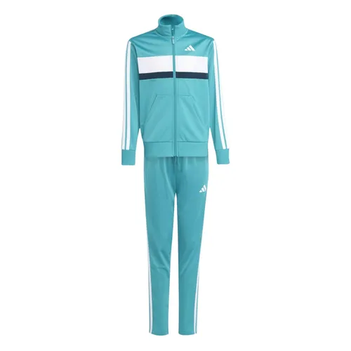 Adidas Kinderjogginganzug J 3S TIBERO TS, Gr. 128 - Trainingsbekleidung für Kinder, schweißableitend und schnell trocknend für optimalen Komfort und Leistung beim Sport.
