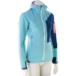 Ortovox Berrino Hooded Jacket Women - ice waterfall, XS - Funktionsjacke für Damen, atmungsaktiv und ideal für Outdoor-Aktivitäten bei kaltem Wetter.