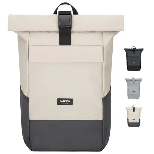 Larkson Rucksack Damen Herren Beige Grau - No 4