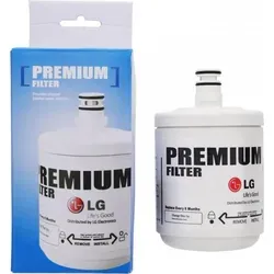 LG Wasserfilter LT500P - Hochwertiger interner Kühlschrankfilter für Side-by-Side Modelle - Wasserfilter für LG Kühlschränke, entfernt 92% Chlor und Verunreinigungen für reines, geschmackvolles Wasser und klare Eiswürfel. Ideal für bessere Wasserqualität und Geschmack.