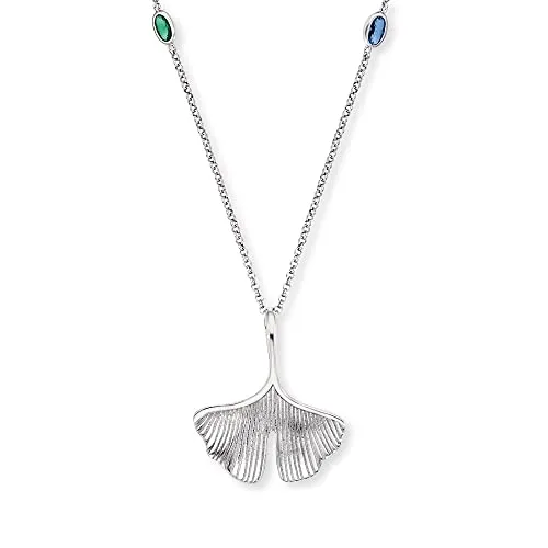 Engelsrufer Halskette Libelle Ginkgo Zirkonia Silber ERN-50-JOYNATURE-ZIM - Elegante Halskette mit feinem Zirkonia und stilvollem Libellen-Design, perfekt für besondere Anlässe und den täglichen Gebrauch.