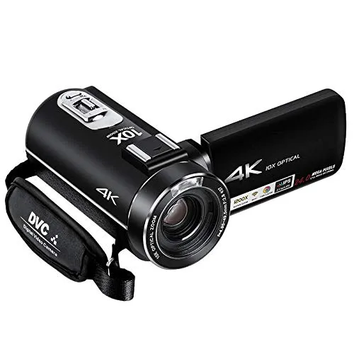 Lipa AD-C7 Videokamera Ultra hd Camera, Microphone Connection, WiFi, stabilization, Infrared Night Vision, led Light, Phone Remote and Remote Control, 10x Optical Zoom, 120x digital Zoom