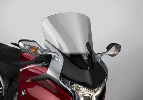 NATIONAL CYCLE VStream Motorradscheibe grau getönt für HONDA VFR1200F - Windschutzscheibe mit ABE, bietet optimalen Windschutz und verbessert den Fahrkomfort für Ihr Motorrad.
