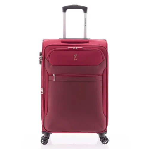 GLADIATOR Weichgepäck-Trolley 2000 - Weichschalenkoffer aus strapazierfähigem Polyester, ideal für Vielflieger mit optimaler Organisation durch Dehnfalte, Kreuzpackgurt und mehrere Fächer.