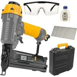 Nagler Hefter Tacker Automatisch 2in1 PM-GP-100T mit Ersatzklammern - Effizienter 2in1 Nagler und Tacker für vielseitige Anwendungen, inklusive Ersatzklammern und Nägel für eine einfache Handhabung.