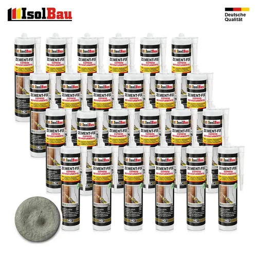 Reparaturmörtel Zement-Fix 24 x 300 ml Zementgrau Fugenmörtel Express Cement