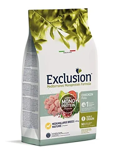Exclusion Mediterraneo Noble Grain Senior Huhn medium & Large 3 kg