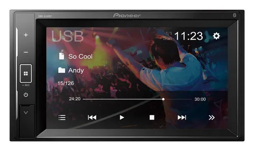 Pioneer Autoradio - 2-DIN-Display 15,7 cm (6,2 Zoll), Bluetooth, USB-Spiegelung und Navigation über WebLink App