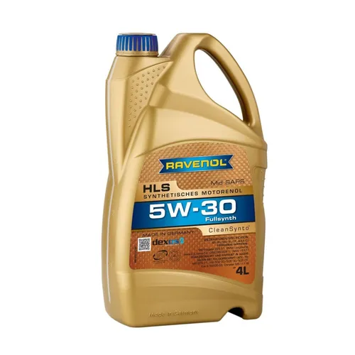 Ravenol Motoröl HLS SAE 5W-30 - Hochleistungs-Motoröl für optimale Motorpflege, ideal für moderne Benzin- und Dieselmotoren, sorgt für hervorragenden Schutz und Effizienz.