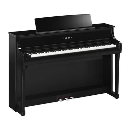 Yamaha CLP-875 PE schwarz poliert - Digitalpiano mit Sofortrabatt - Keyboards: Erleben Sie das CLP-875 mit GrandTouch Tastatur und 3D-Flügel-Lautsprechersystem für ein authentisches Klangerlebnis wie bei einem akustischen Flügel.