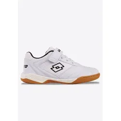 Hallenschuh LOTTO Kinder Gr. 25 - sportlich und bequem - Sneaker für Kinder mit kinderfußgerechter Passform und rutschhemmender Sohle, ideal für Hallensport und spielerische Abenteuer.