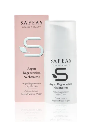 Safeas Argan Nachtcreme, 30 Milliliter - Nachtpflege für intensive Feuchtigkeit und Regeneration über Nacht, angereichert mit wertvollem Arganöl für ein strahlendes Hautbild.
