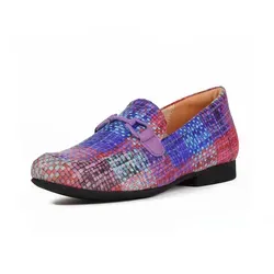 Think Slipper Guad-2 electric/kombi 961-9010 Gr.37 - GUD 716 - Sneaker mit auffälliger Farbkombination in viola-türkis-blau-orange, höchster Komfort durch neue Sohle und optimale Dämpfung, ideal für stilbewusste Frauen.