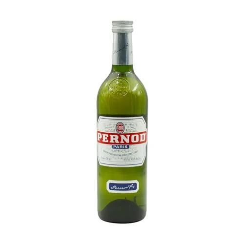 Pernod Paris 40% Vol. 0,7l - Likör & Kräuterschnaps, authentischer Anisschnaps mit 40% Vol. für unverwechselbare Cocktails und Aperitifs, ideal zum Mixen oder pur genießen.