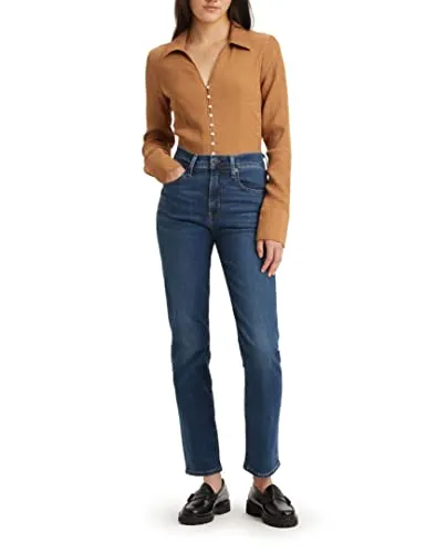 Levi's 724 High Rise Straight Jeans für Damen - Stylische High-Waist Straight Jeans von Levi's®, aus elastischem Denim für optimalen Tragekomfort, ideal für einen lässigen Look.