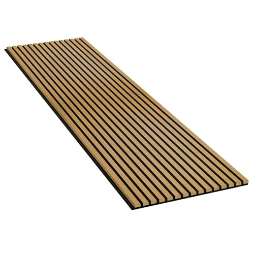 HORI Akustik-Wandpaneele in Holzoptik – Schallabsorbierende Wandverkleidung für moderne Raumakustik - Die HORI Akustik-Wandpaneele bieten ein stilvolles Design mit Holzoptik und verbessern die Raumakustik. Ideal für eine angenehme Atmosphäre, bestehen sie aus nachhaltigen Materialien und sorgen für eine harmonische Klangumgebung.