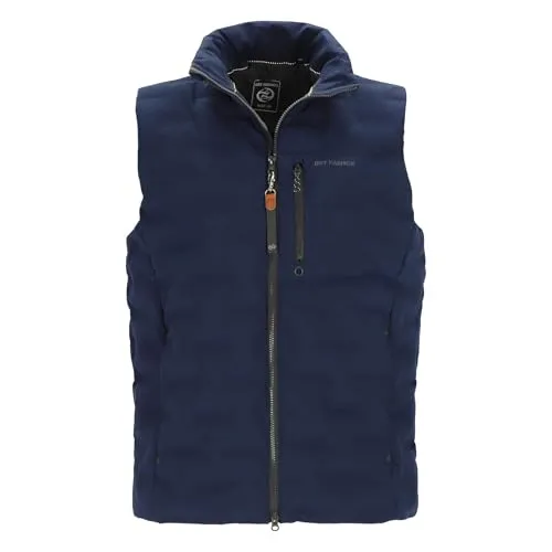Dry Fashion Herren Steppweste Nordstrand - Sportliche Weste in Navy Größe XXL - MODERNE STEPPWESTE FÜR HERREN - Diese wind- und wasserabweisende Weste bietet optimalen Schutz und Wärmeisolierung, ideal für Outdoor-Aktivitäten oder den Alltag. Praktische Taschen und ein verstellbarer Bund sorgen für zusätzlichen Komfort.
