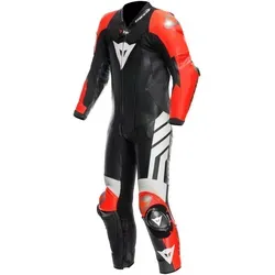 Dainese Motorradkombi Mugello 3 D-Air - Atmungsaktive 1-Teiler Lederkombi mit Airbagsystem - Motorradkombi mit D-Air® Racing Shield Airbagsystem für höchste Sicherheit und Bewegungsfreiheit. Perfekt für sportliche Fahrer, die Komfort und Schutz schätzen.